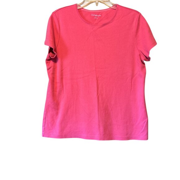 Croft&Barrow Pink Pull Over Top Size Large Talbot Paisley Bermuda Shorts Size 8 - Picture 3 of 15